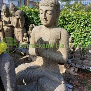 Buddha Lotus Greeting 150 cm. Basenite